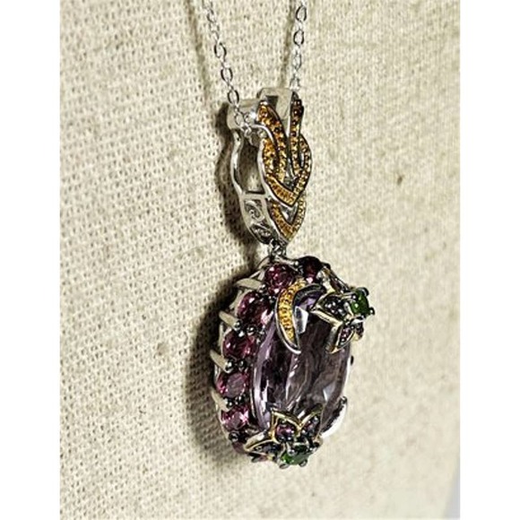 ONE of A KIND necklace and Work of Art by Shweta Bhargava Sterling Silver - Picture 3 of 14